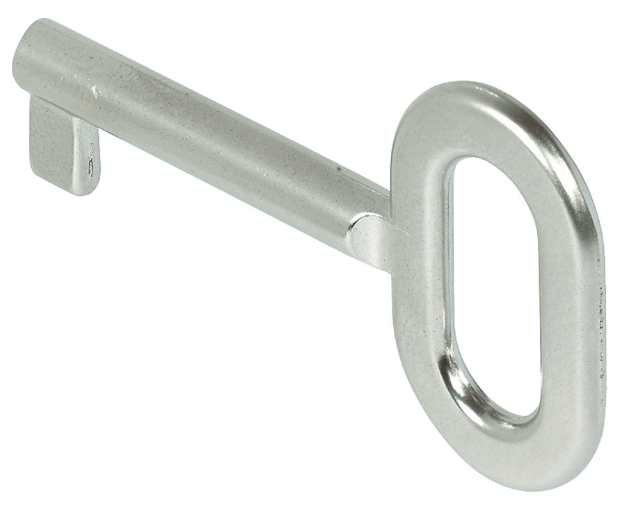 Cheie mobilier tija 38mm, Nichel mat