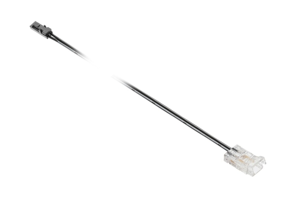 Conector banda led COB 8 mm, MiniAmp, 12-24 V, cablu 2 ml