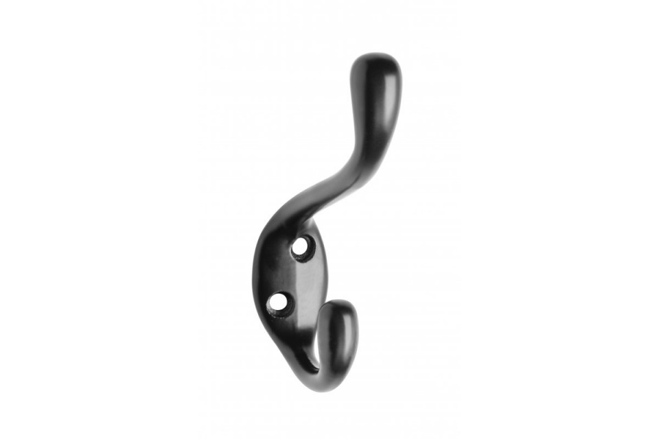 Cuier aluminiu MALAGA L, negru