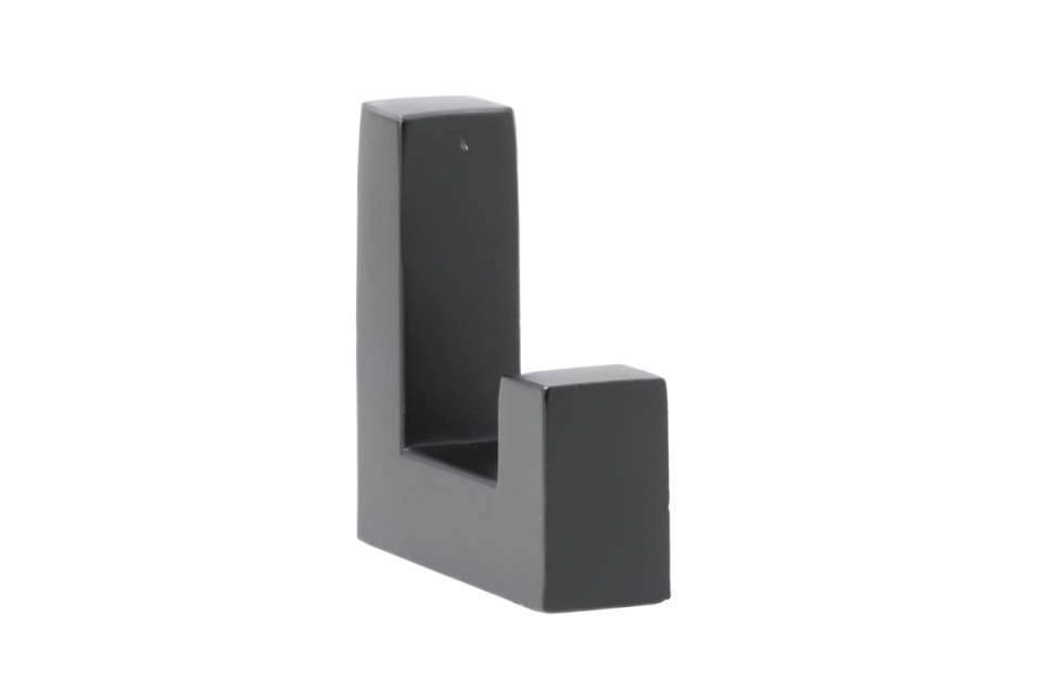 Cuier metalic K 2201, simplu, negru