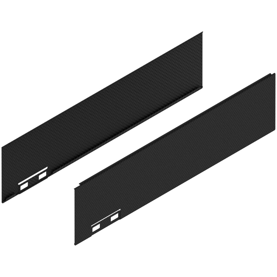 Element decorativ dr+stg LEGRABOX M (90.5 mm) L=350mm negru carbon cu aspect carbon