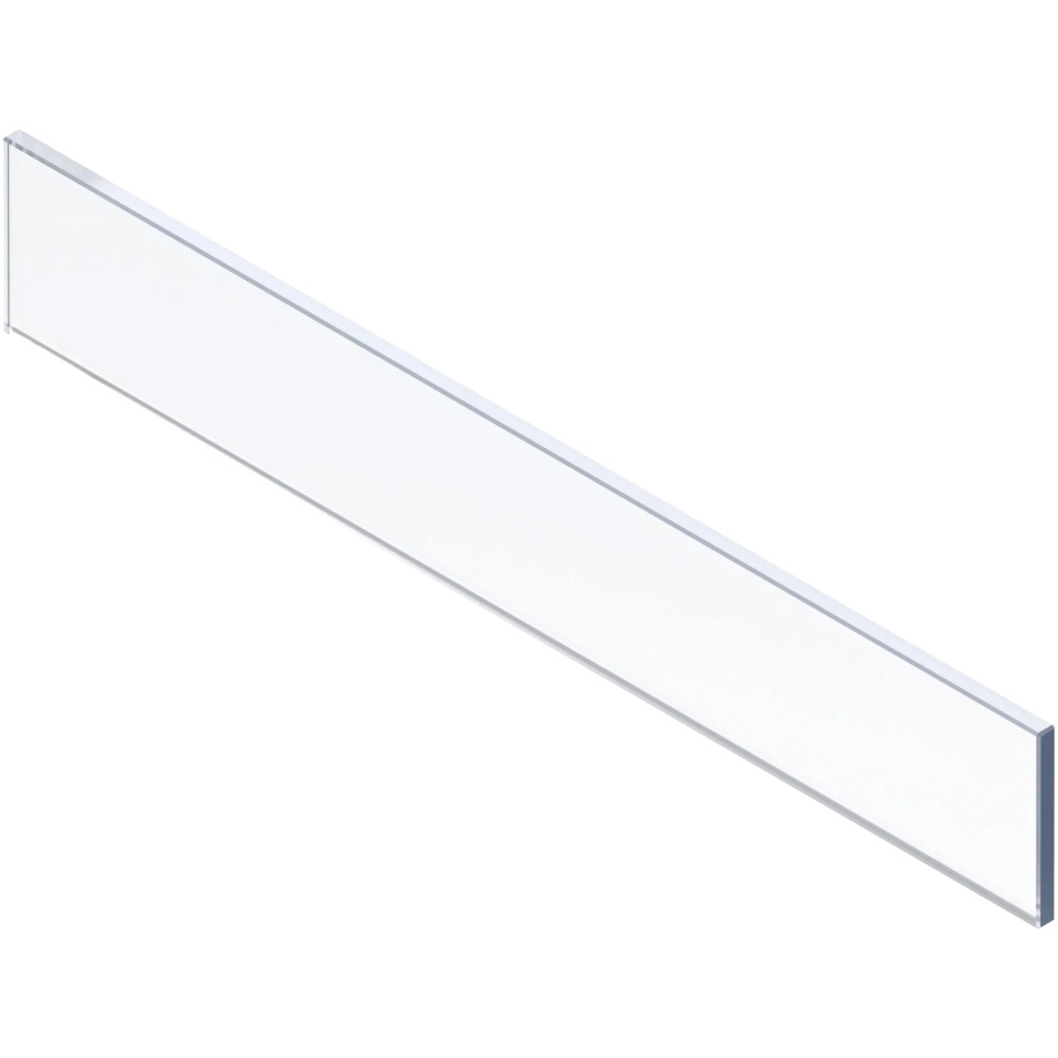 Element insertie fata MERIVOBOX, inaltime E 75mm, KB 600mm, pentru sticla, clar