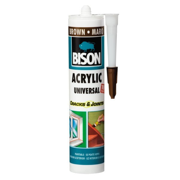 Etansant BISON 300ml acrilic – maro Bison