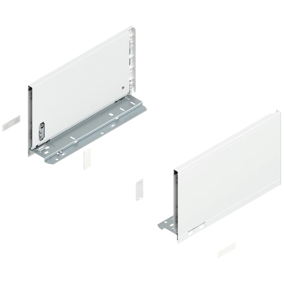 Laterala sertar LEGRABOX C 177 mm, NL=300 mm, dr+stg, pure, alb-matase mat