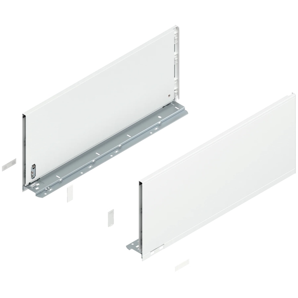 Laterala sertar LEGRABOX F 550, dr+stg gri alb-matase mat 770F5502S Z R+L V1 SW-M