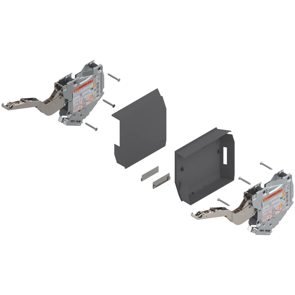 Mecanism ridicare AVENTOS HK-S, factor putere 400-1000, pt TIP-ON, gri inchis/inox