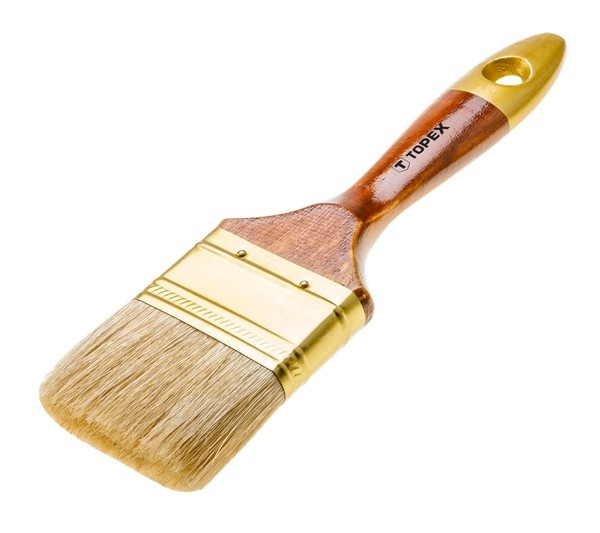 Pensula par natural,maner lemn, 64mm, pt vopsele in ulei 64mm