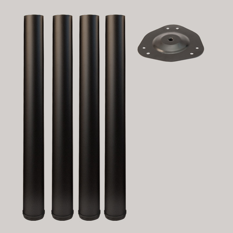 Picior masa H= 710/60mm Negru