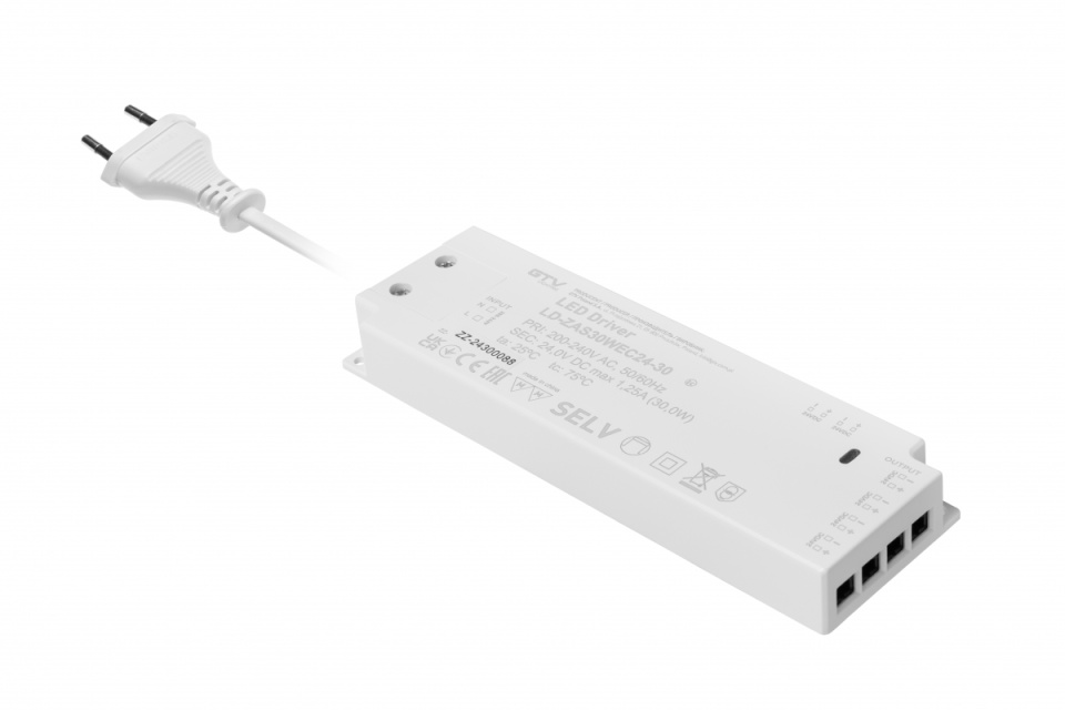 Transformator led Easy Click 12V, 6 iesiri, 30W