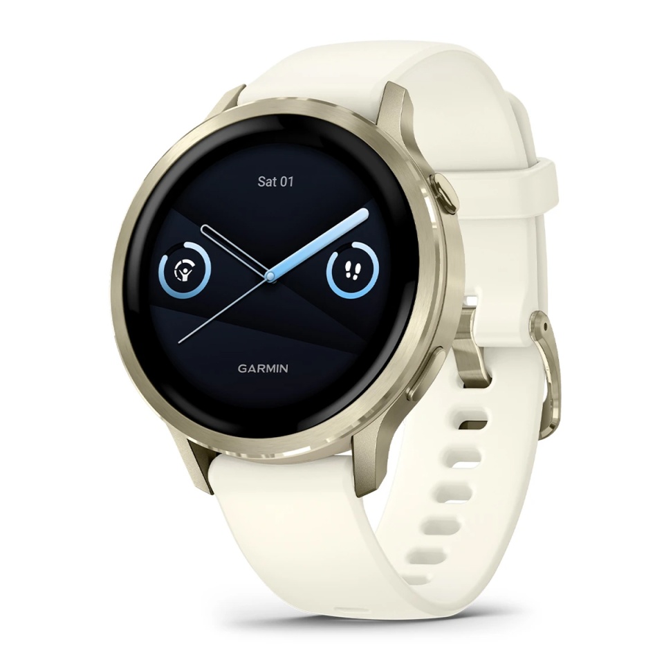Garmin Ceas Venu 4 41MM Beige Lunar Gold-Bone