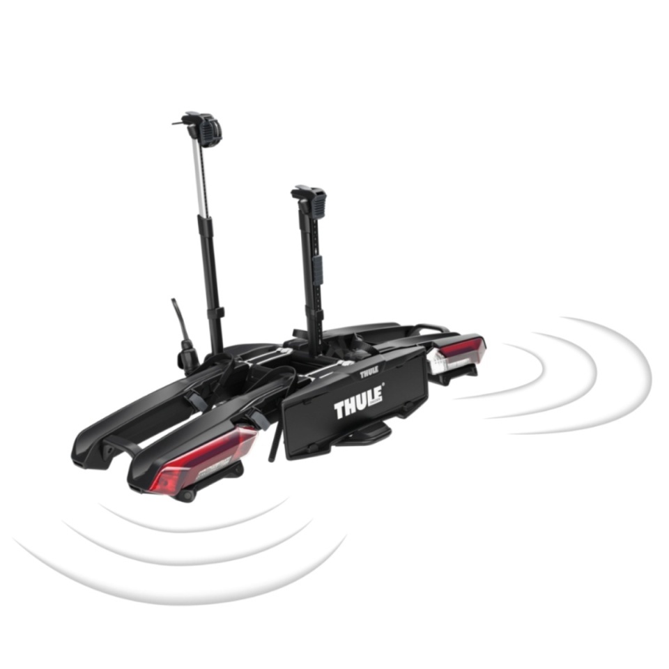 Thule Suport pentru 2 biciclete cu senzori de parcare Epos ParkSecure 9802100 cu prindere pe carligul de remorcare (13 pini)