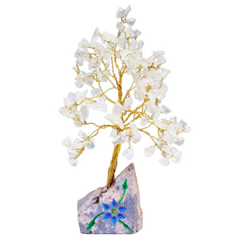Pomisor Arborele Fericirii din Cristal de stanca - 160 de Pietricele