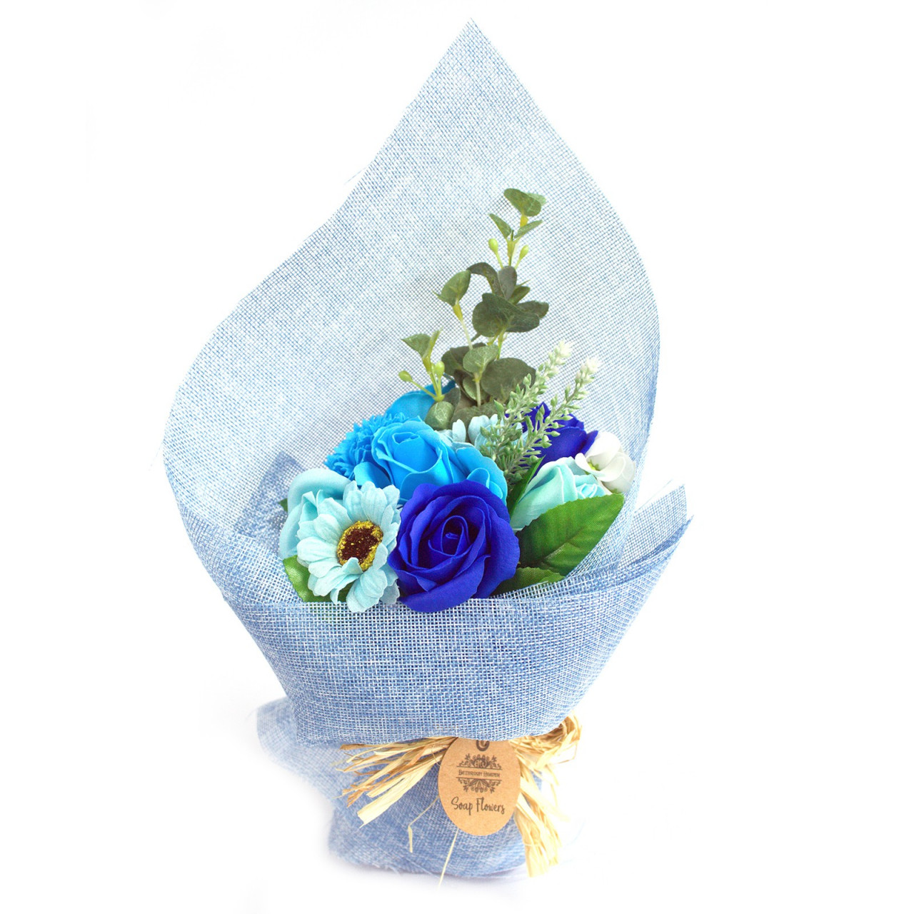 Buchet clasic de Flori de Sapun - Albastru