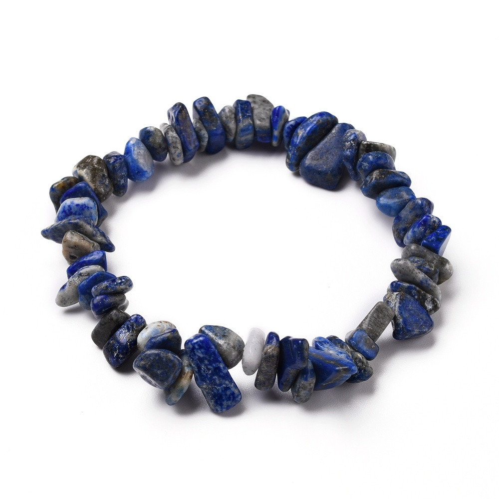 Bratara Lapis Lazuli chips - Intuitie si profunzime