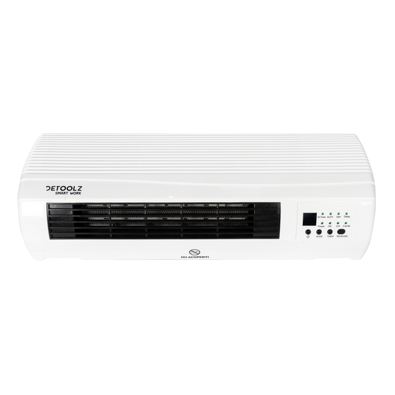 Aeroterma de perete Detoolz, 2KW, 2 trepte de putere, cu afisaj LED si termostat - imagine 3