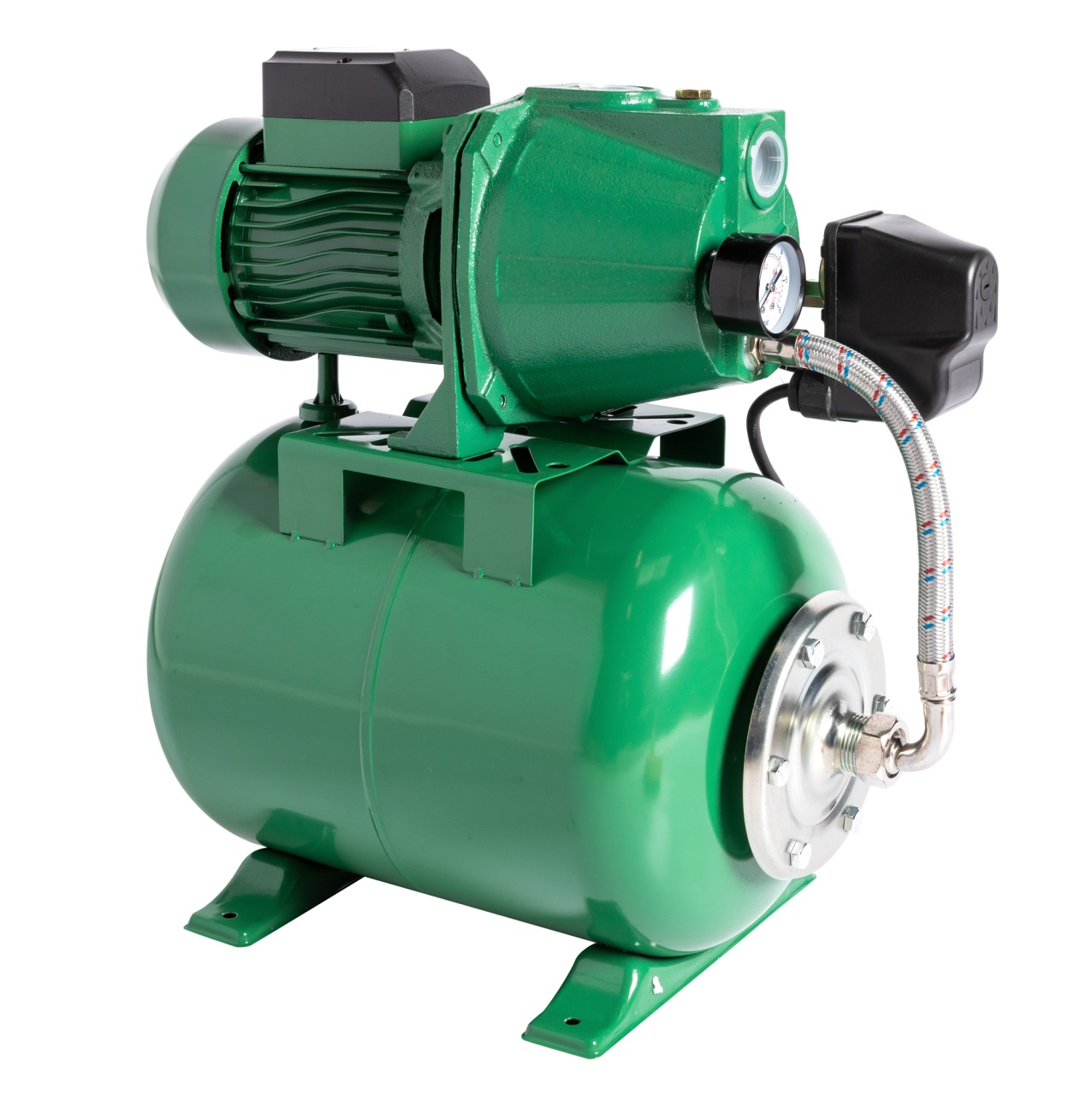 Hidrofoare, Piese si Accesorii - Hidrofor Micul Fermier 1.5 kW, debit maxim 3000l/h, inaltime maxima de pompare 53m, corp pompa fonta, capacitate vas expansiune 24 litri