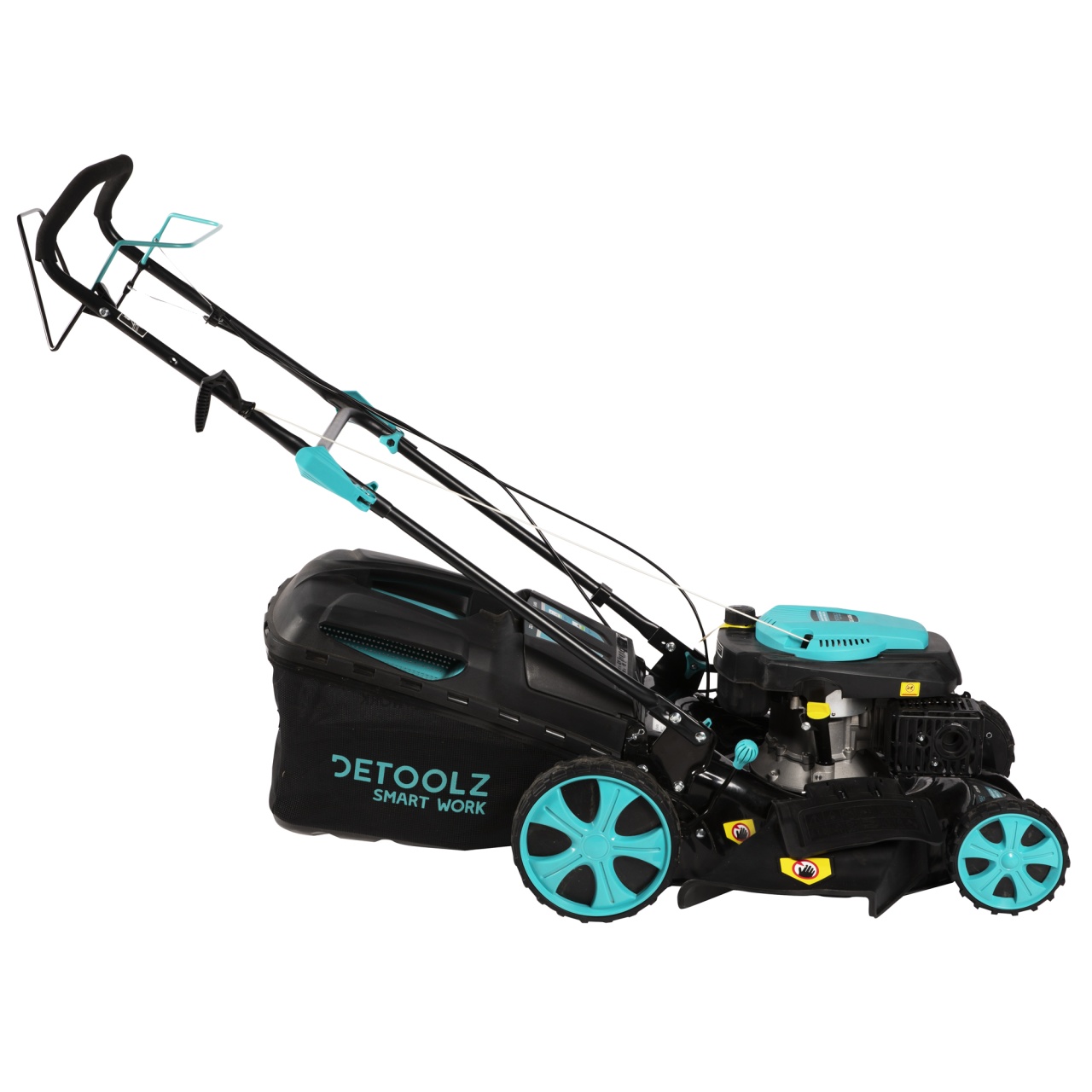 Masina de tuns gazon Detoolz, 3.5CP, 146CC, latime de taiere 46cm, colector 60L, propulsie automata - imagine 3