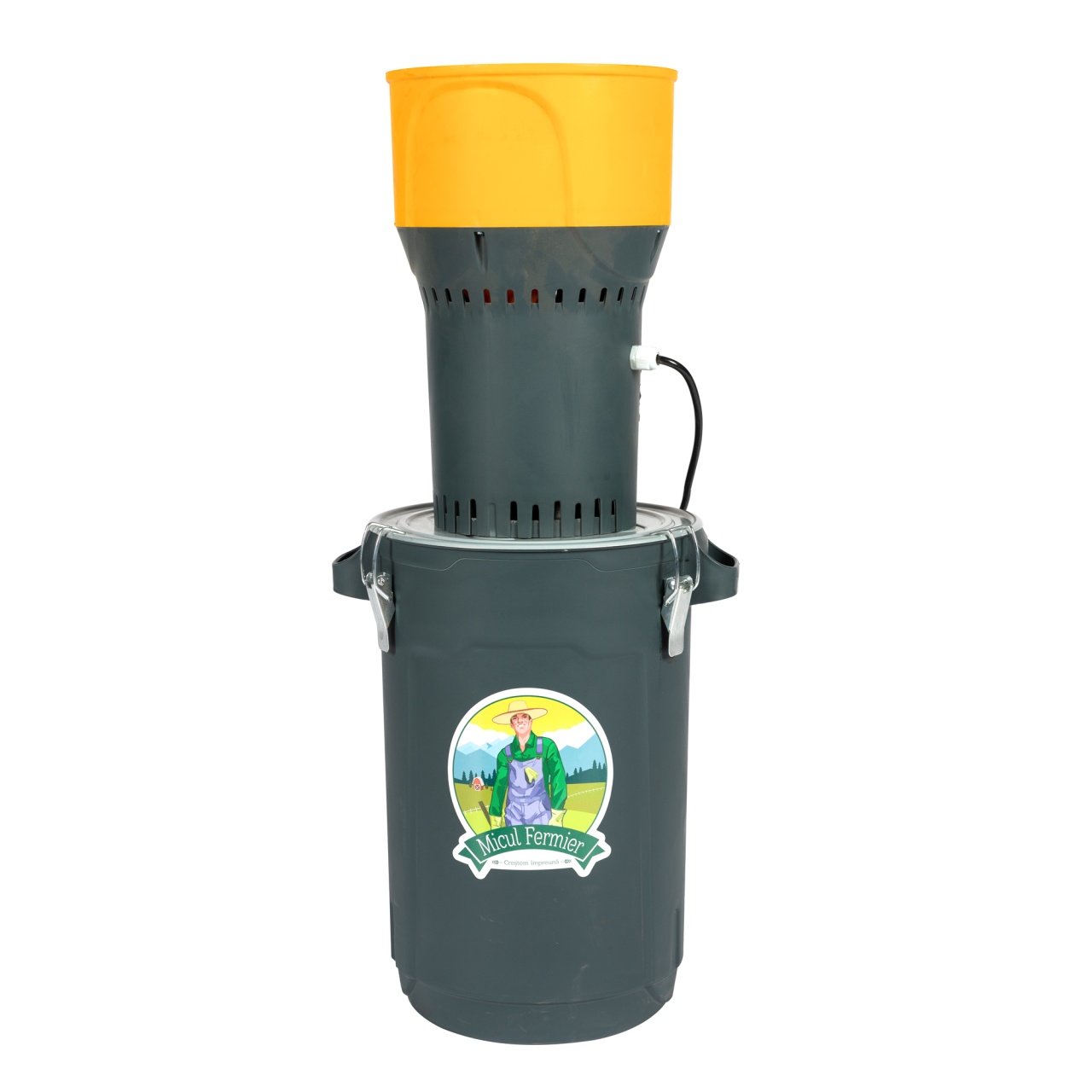 Utilaje - Moara electrica 1000W/19000 rpm cu galeata plastic 25L