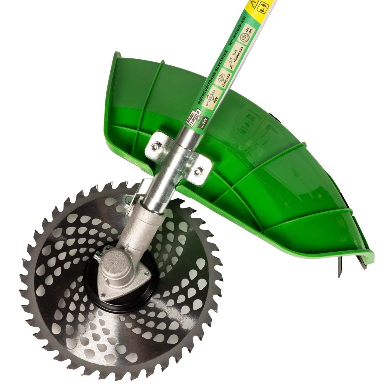 Motocoasa (Trimmer) electrica Micul Fermier 2x20V, 2 acumulatori 4Ah, maner dublu, motor fara perii - imagine 3