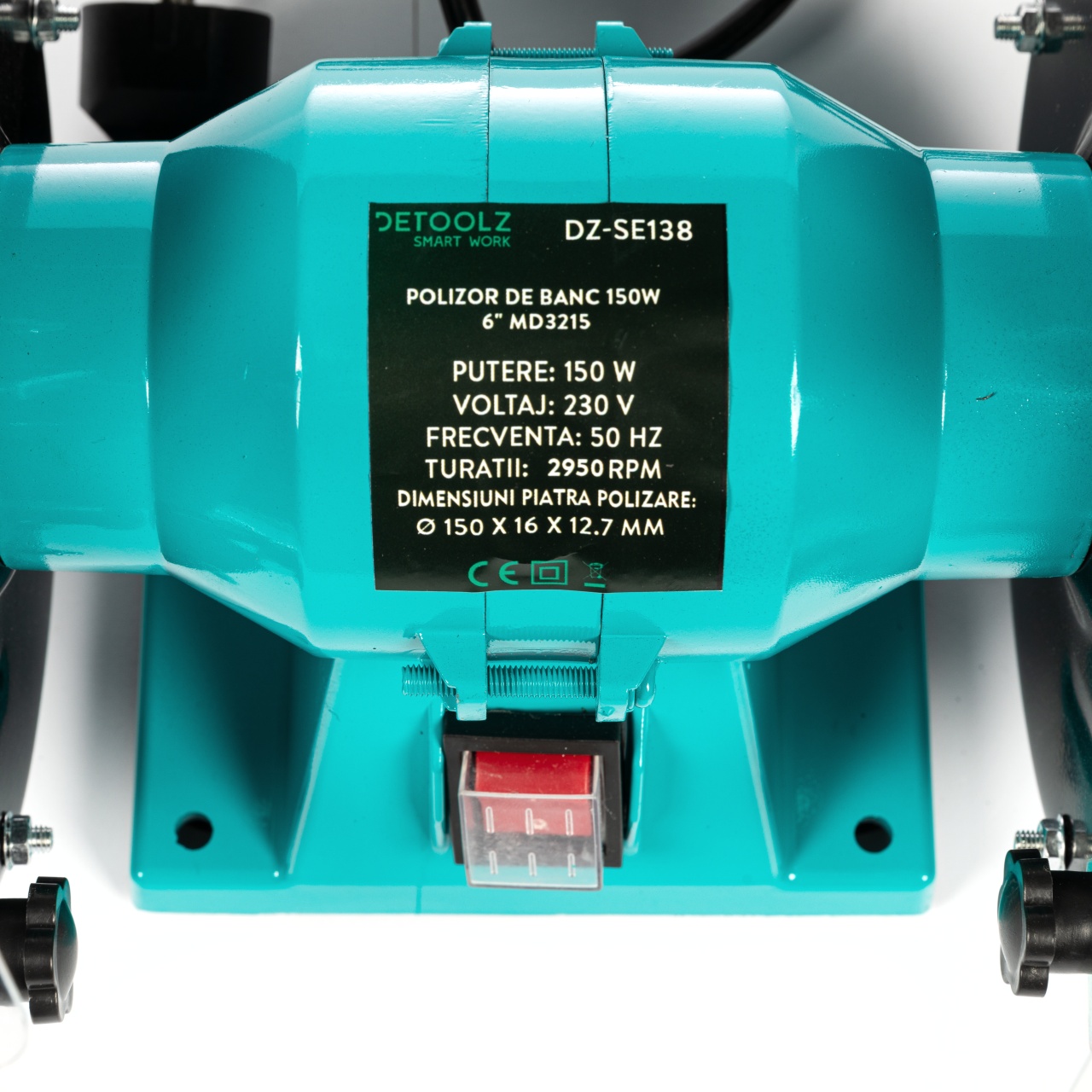 Polizor de banc Detoolz, putere 150W, diametru disc 150mm - imagine 3