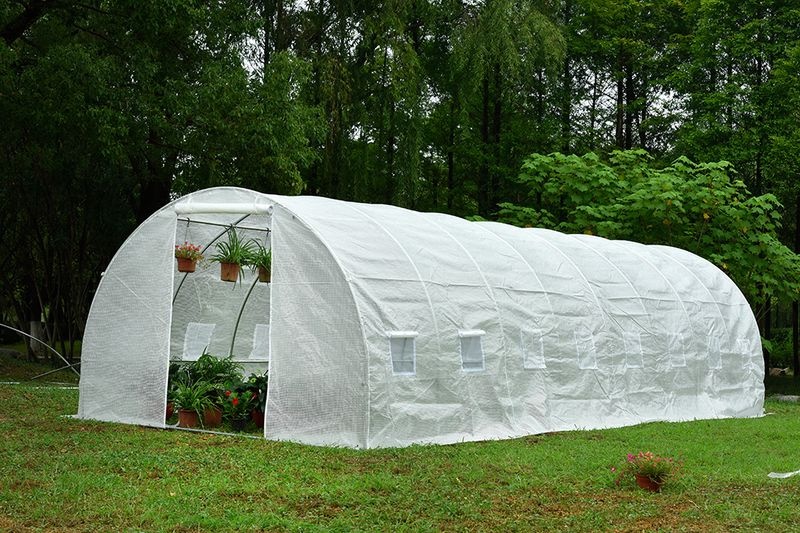 Gradinarit  - Solar/Sera Micul Fermier 8x3x2m , polietilena, densitate 140g/mp UV4