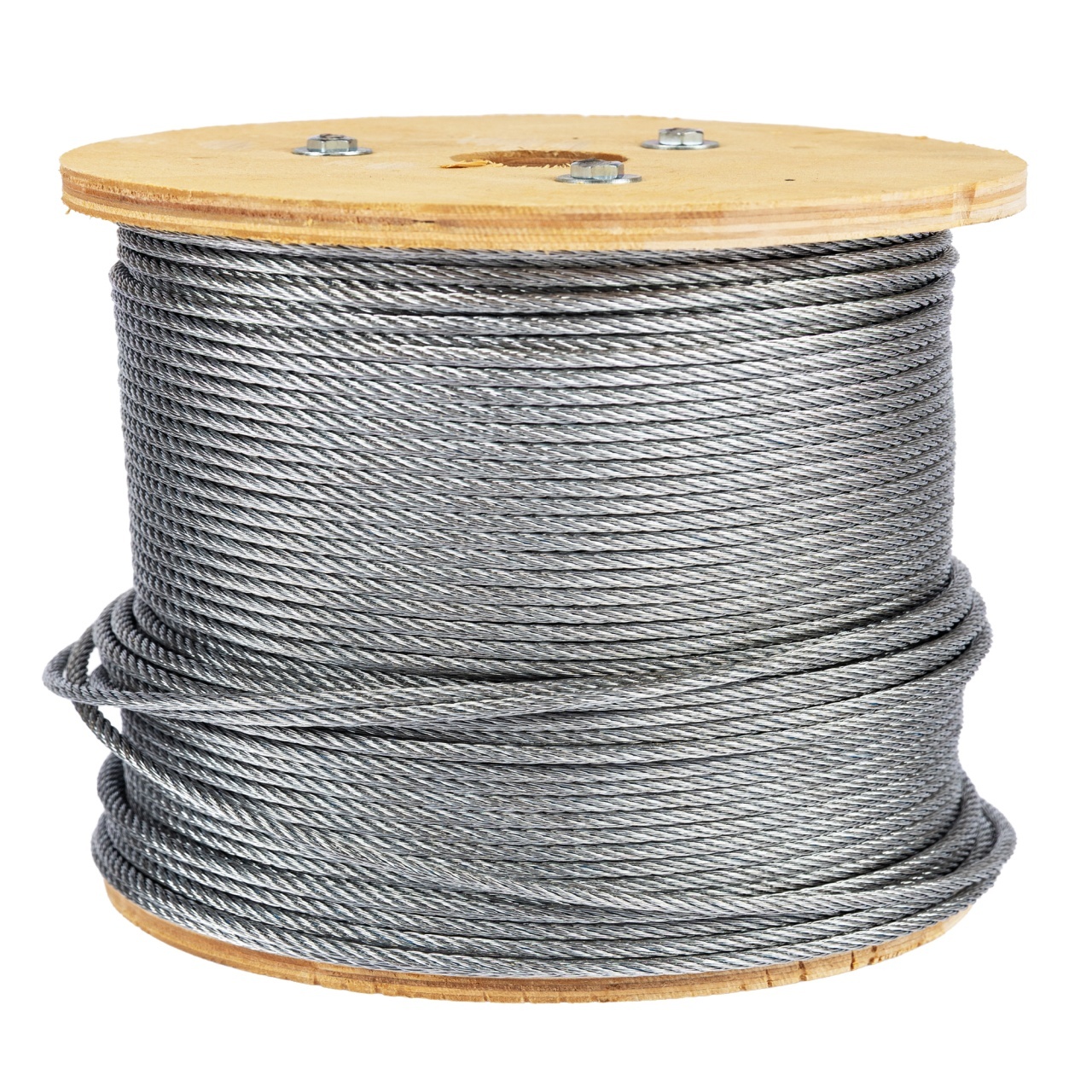 Constructii  - Tambur cablu otel zincat Micul Fermier, diametru 5mm, lungime 100m