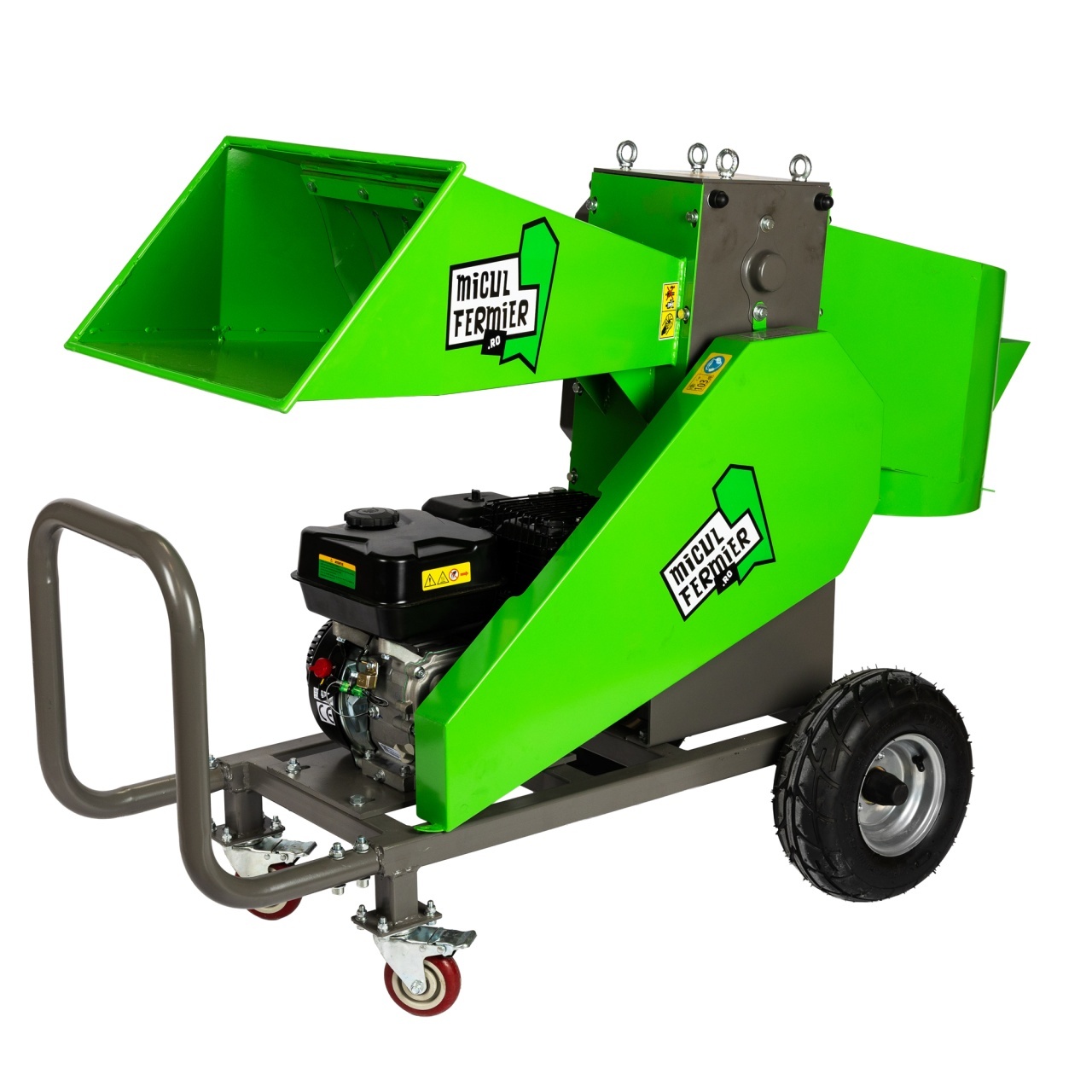 Tocator de crengi Micul Fermier, motor benzina 7CP, 80mm diametru maxim de taiere, pentru brichete [6]