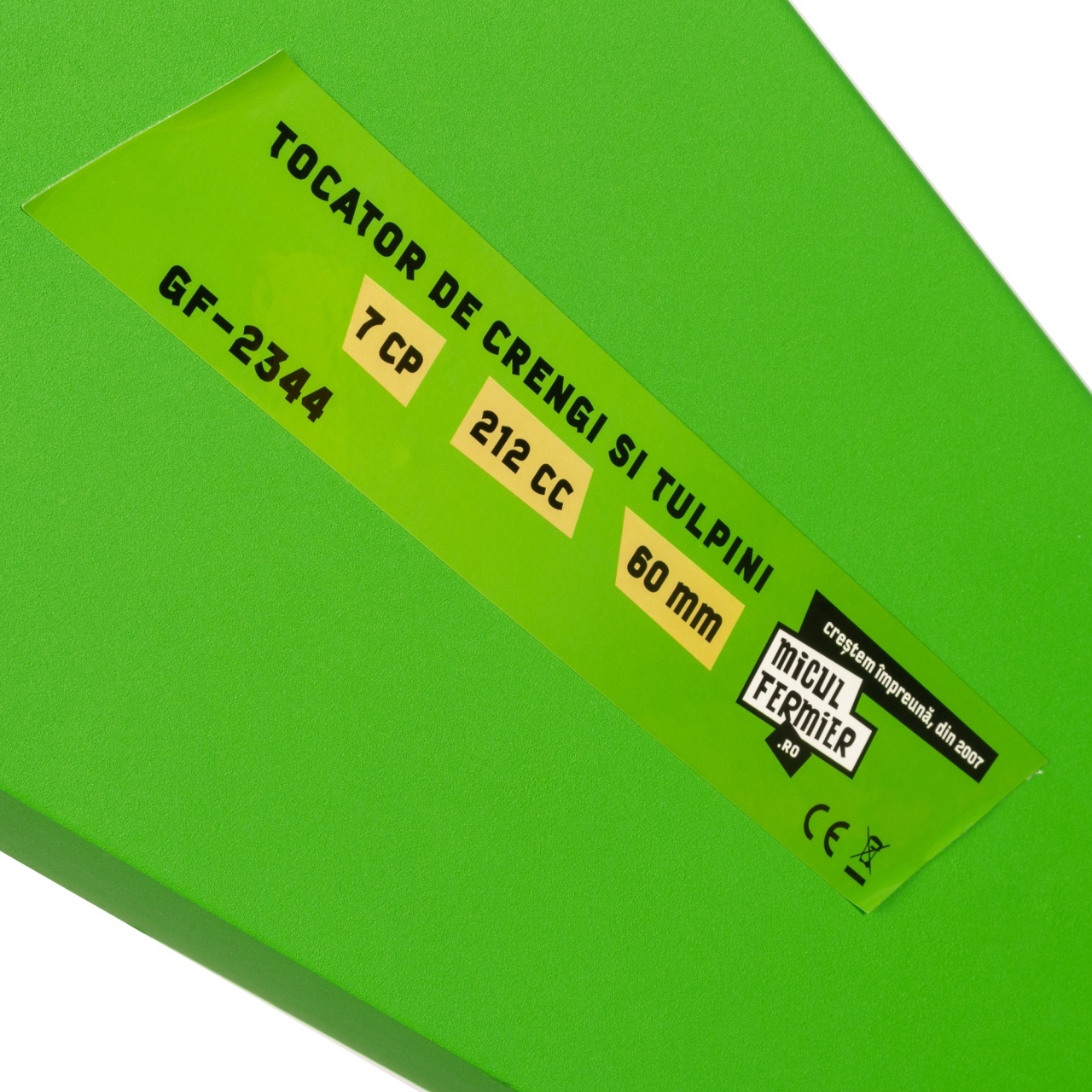 Tocator pentru crengi si vita de vie Micul Fermier, Ø60mm, motor benzina 7CP pentru rumegus - imagine 3