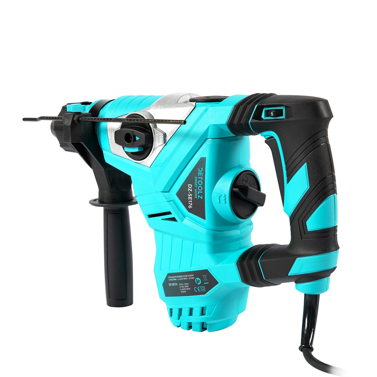 Ciocan rotopercutor 1500W 930rpm 4500bpm 32mm - imagine 2