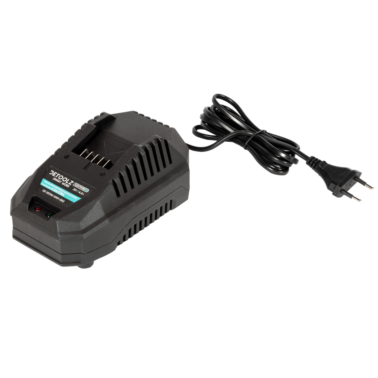  Acumulatori & Incarcatoare - Incarcator rapid, Detoolz, pentru acumulator 20V, incarcare 4.5A/h