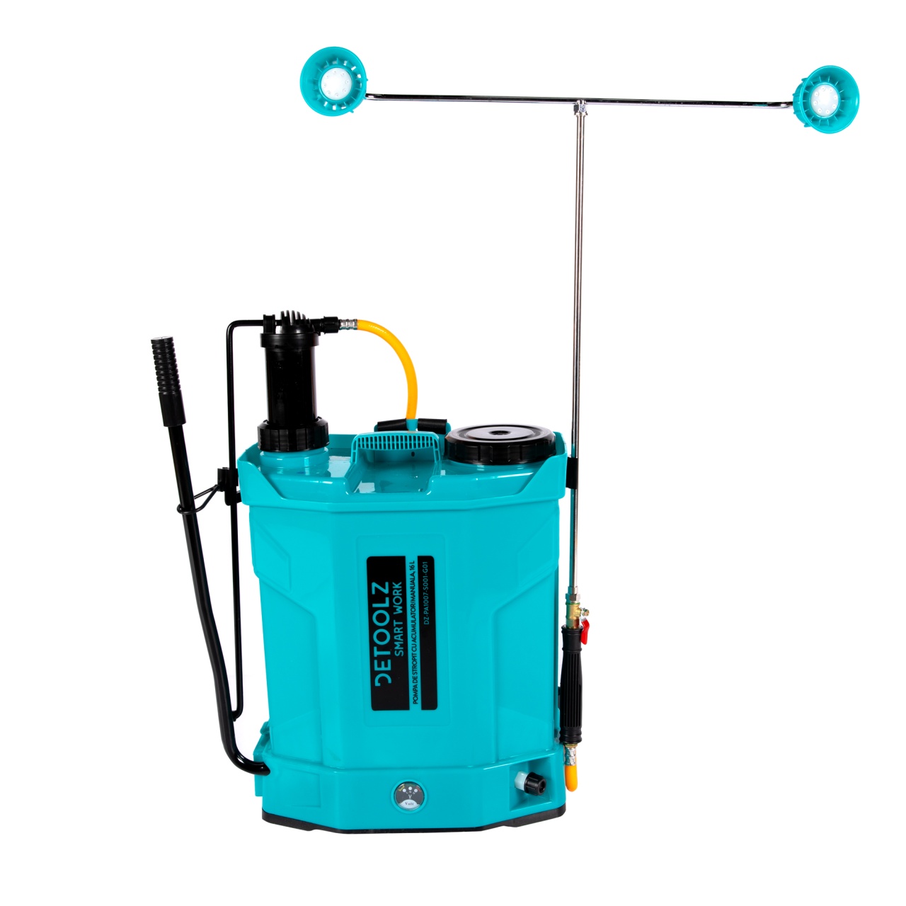 Fara categoriee - Pompa de stropit 2 in 1 ( acumulator si manuala), Detoolz 16L