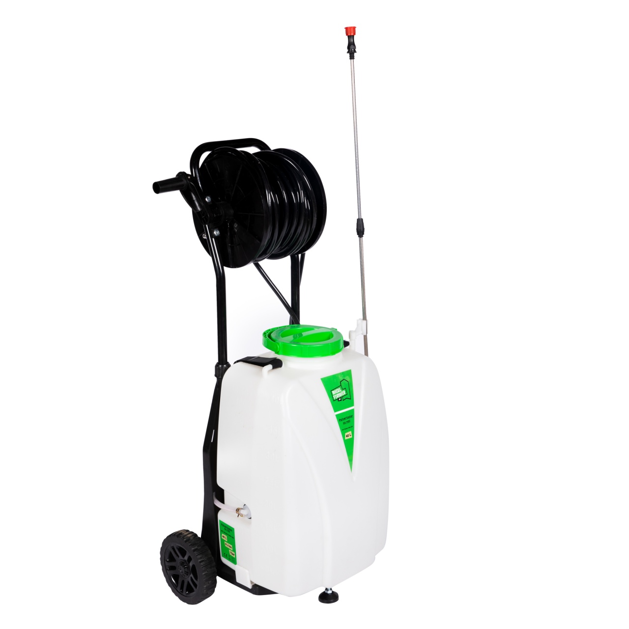 Pulverizator cu acumulator Micul Fermier, volum 40 litri, cu roti [7]
