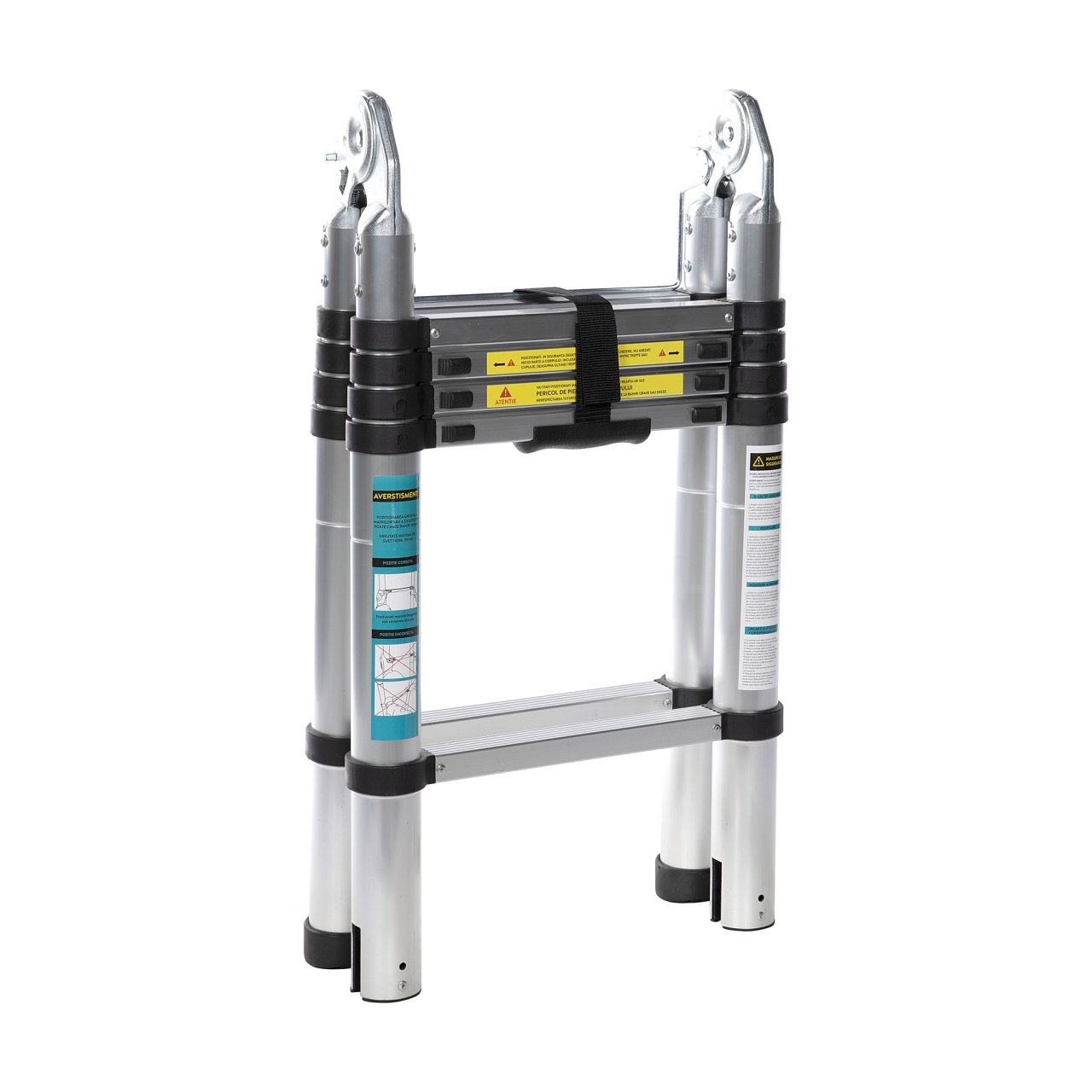 Constructii  - Scara telescopica dubla 3.2m - 10 trepte