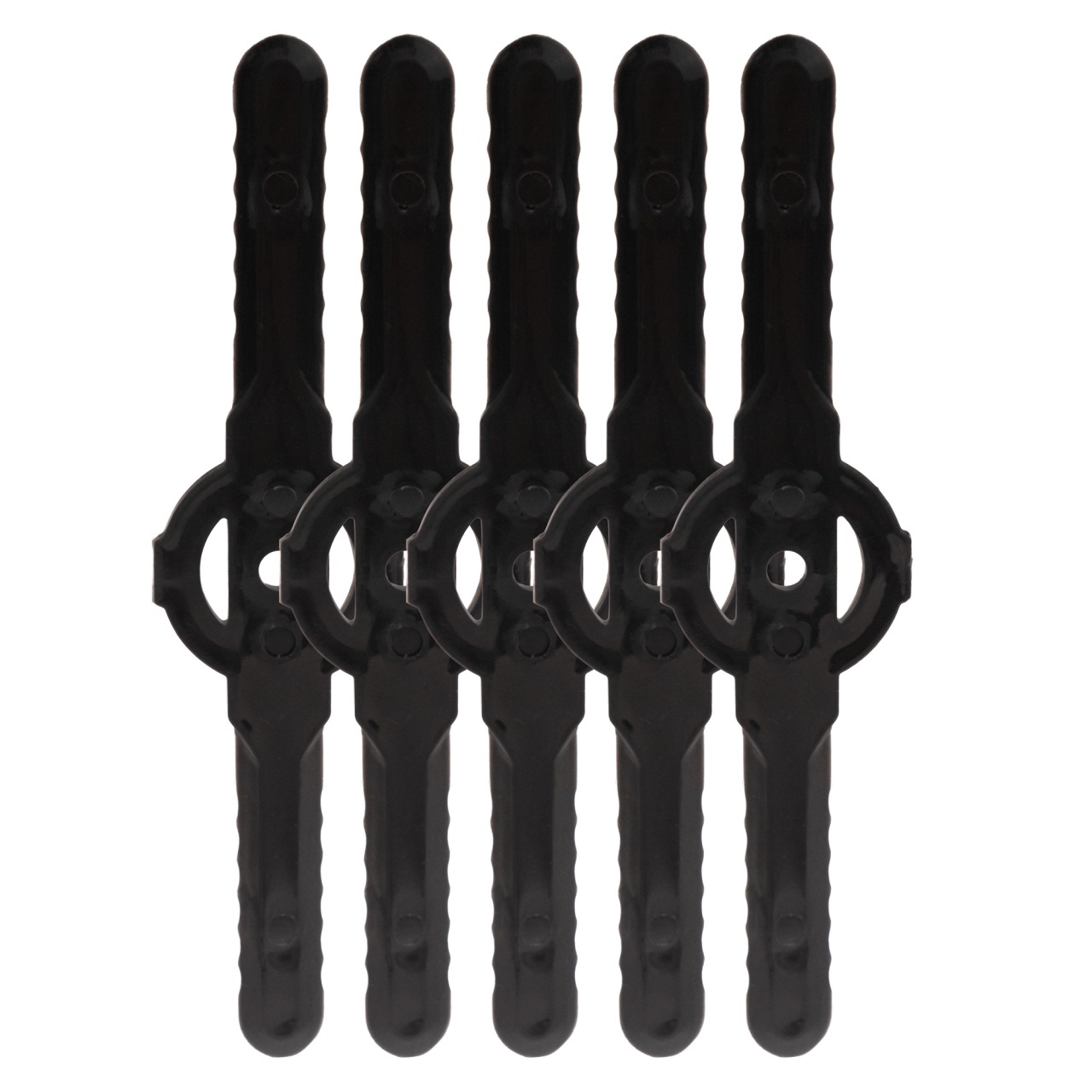 Motocoase - Set 5 lame MF plastic pentru trimmer acumulator