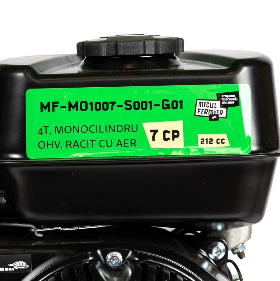 Tocator de crengi Micul Fermier, motor benzina 7 CP, 60 mm diametru maxim de taiere, pentru brichete [2]