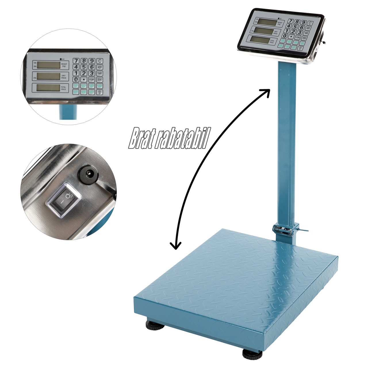 Cantar electronic Micul Fermier 350Kg brat - imagine 3