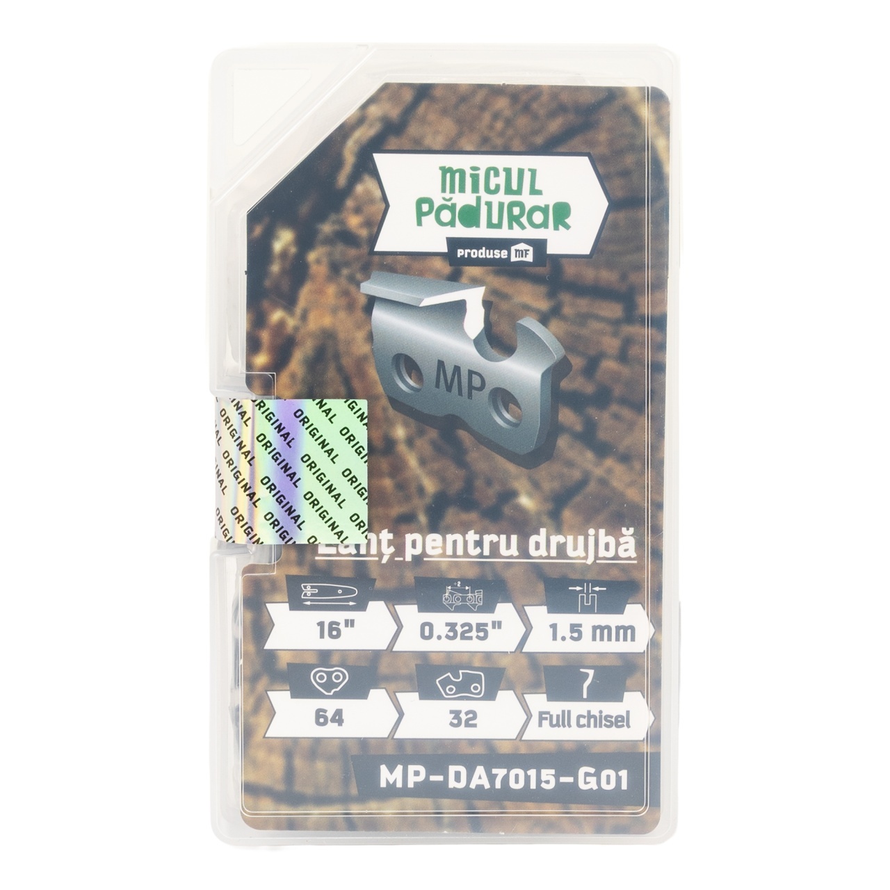 Drujbe si accesorii - Lant Micul Padurar, 16'' .325'' 1.5mm 64P 32D full-chisel