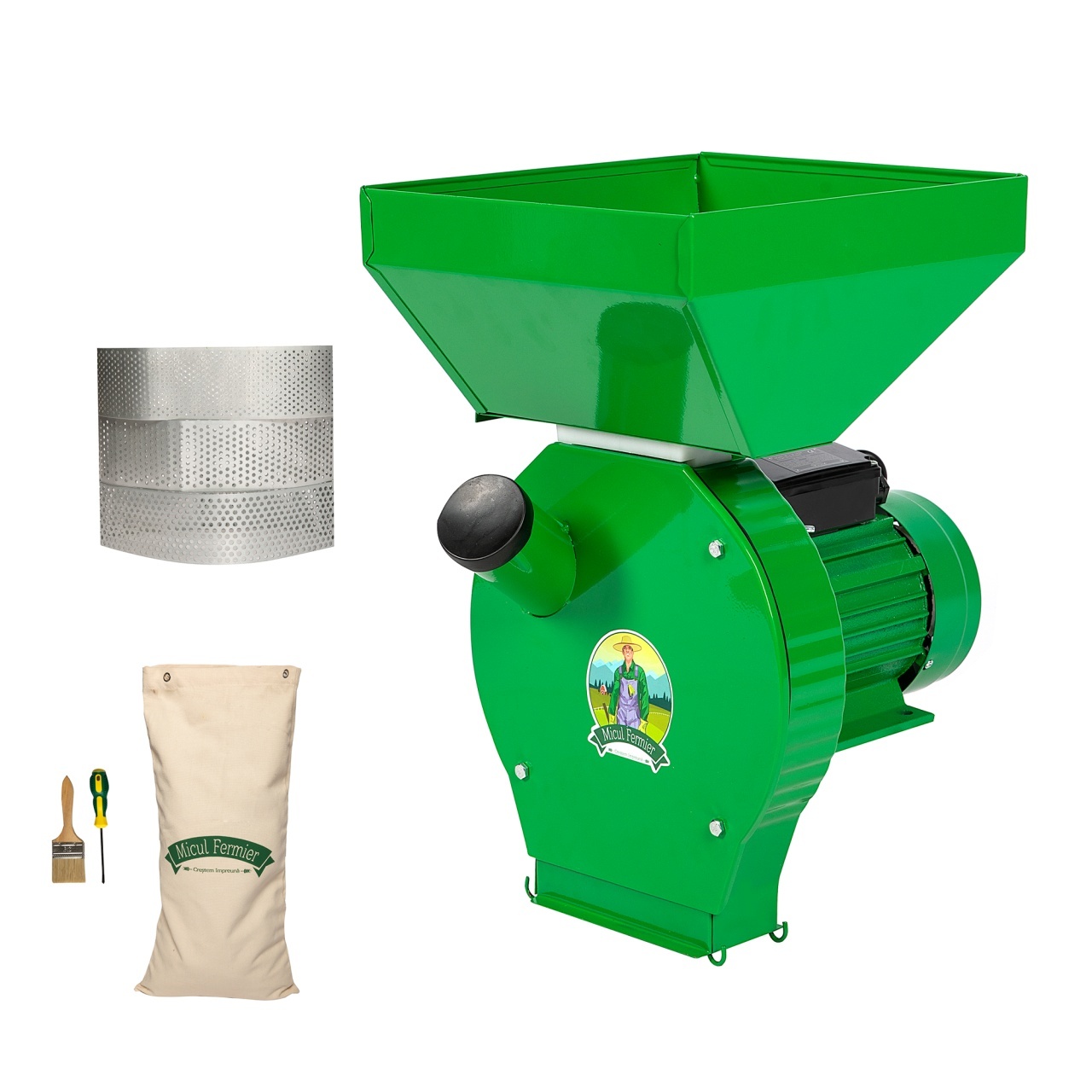 Moara Nr 2 Cu Sac 3.9KW Cuva Mare Micul Fermier GF-0063-S001-G02