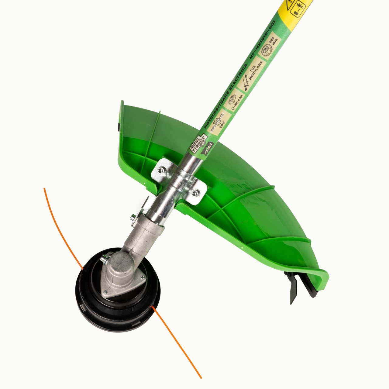 Motocoasa (Trimmer) electrica Micul Fermier 20V, 2 acumulatori 4Ah, maner simplu, motor fara perii [7]