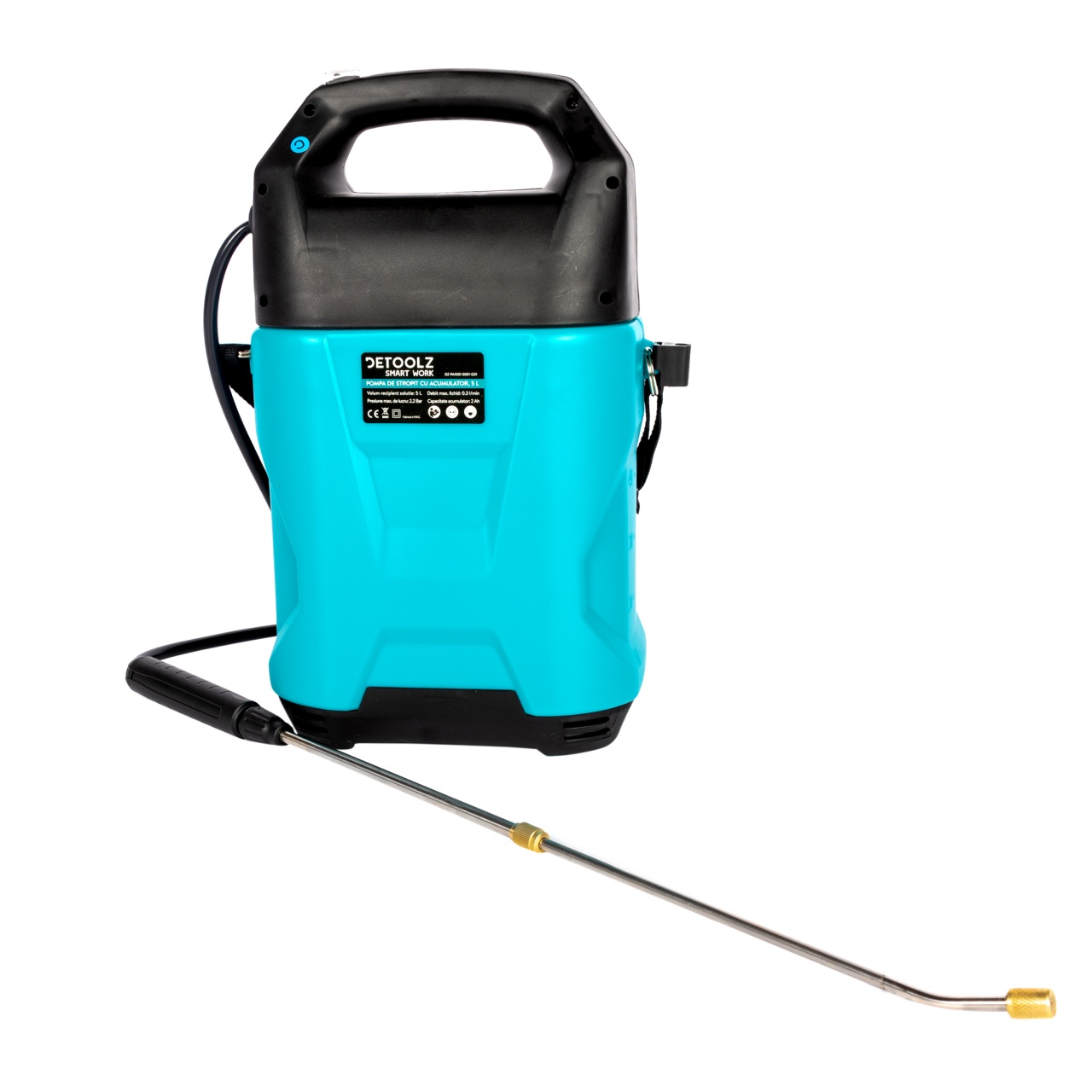 Pompa de stropit cu acumulator Li-Ion, Detoolz 5L [3]