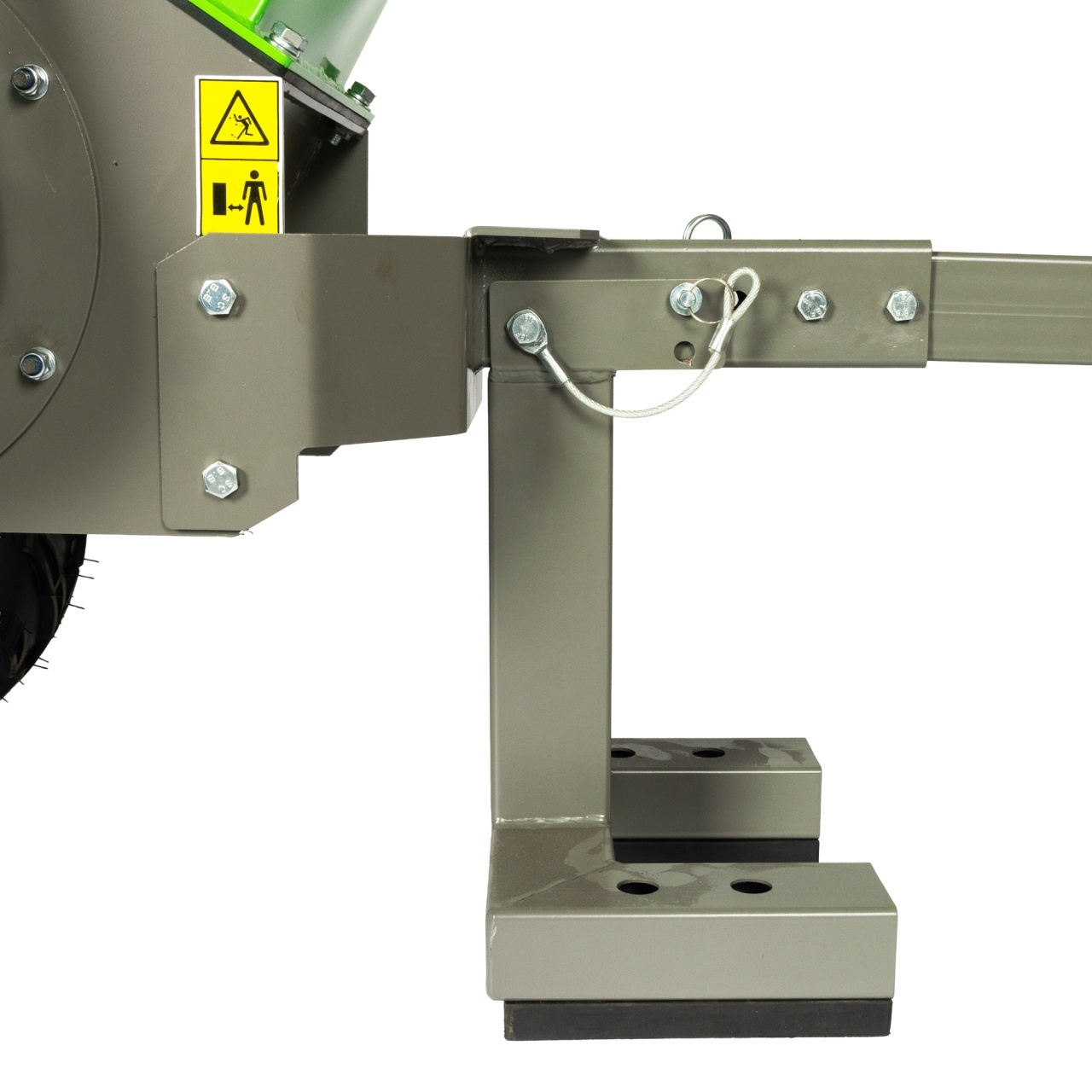 Tocator de crengi Micul Fermier, motor benzina 15 CP, cu carlig de remorcare, 120 mm diametru maxim de taiere, pentru rumegus [5]