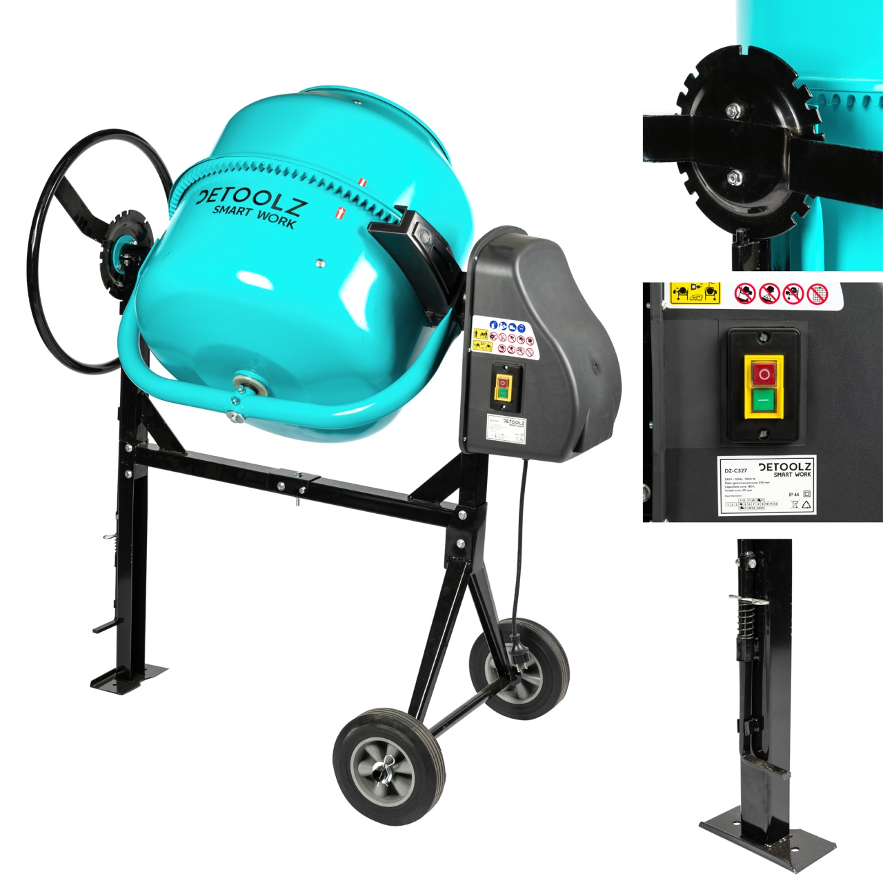 Betoniera 180L 1000W - imagine 3