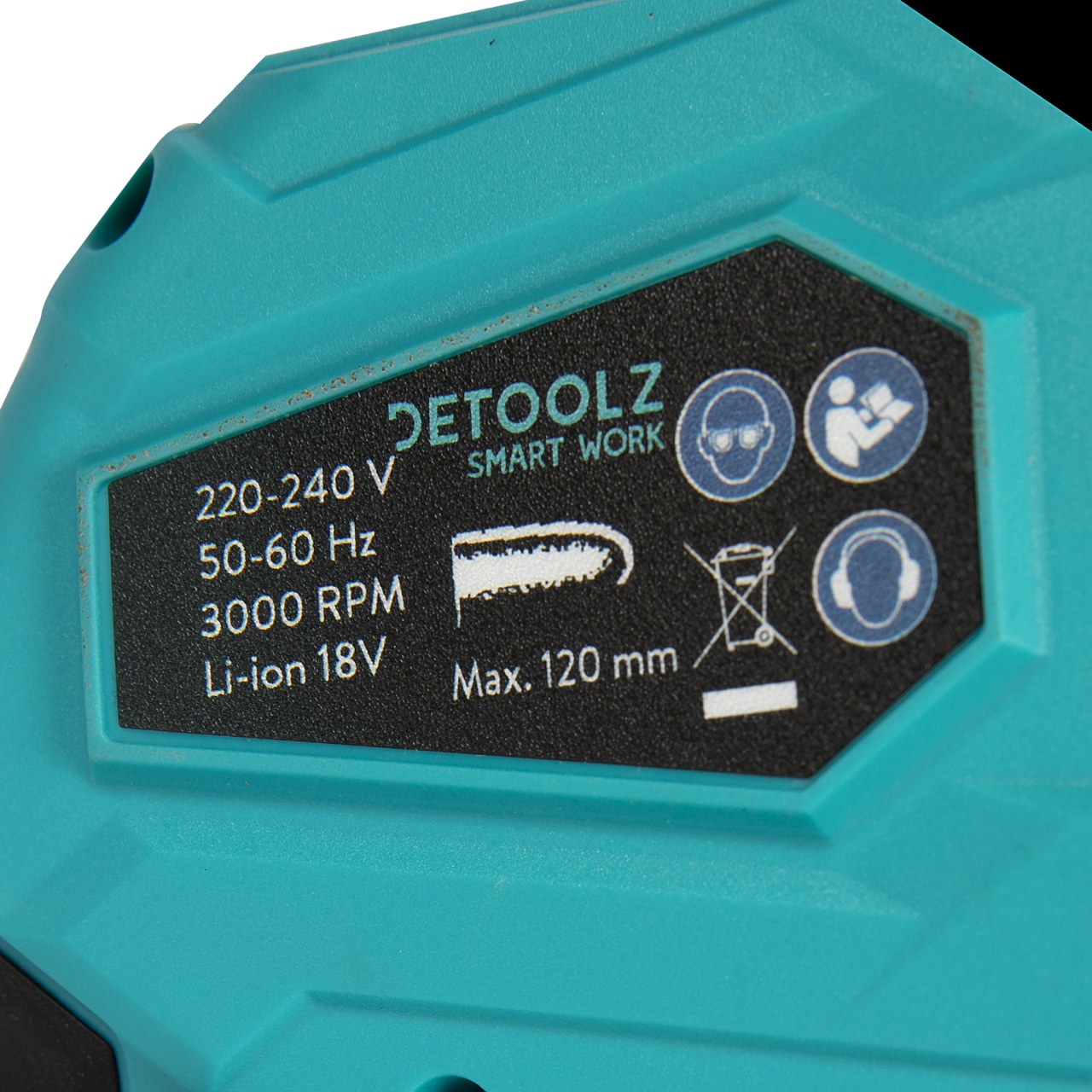 Fierastrau 110mm cu lant si acumulator 18V 2Ah - imagine 2
