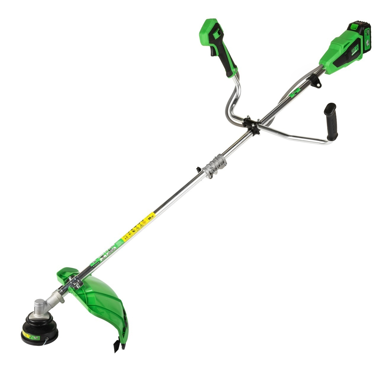 Motocoasa Electrica Micul Fermier MF-MX1014-G01, 20V, 2 Acumulatori 4Ah, 3 Viteze, Maner Dublu, Brushless
