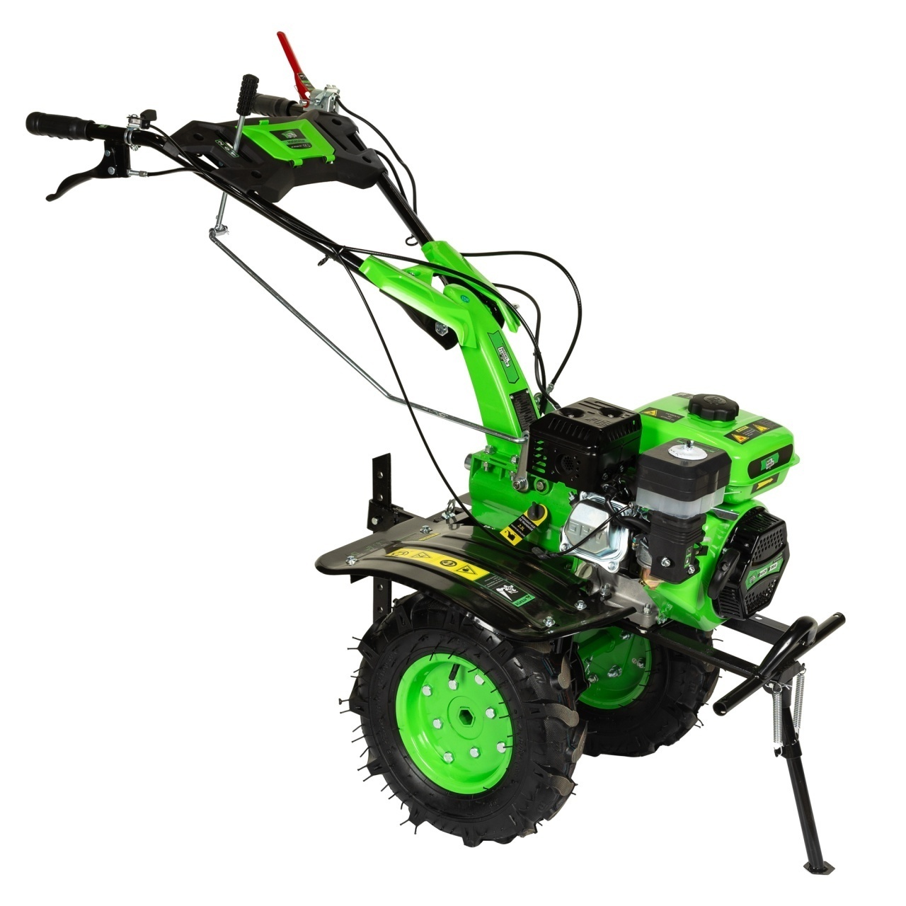 Motocultor Micul Fermier, 8.5CP, 212cc, motor pe benzina 4 timpi, 3 trepte de viteza, pornire manuala, cu roti [2]