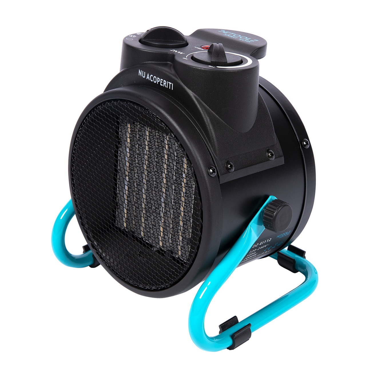 Aeroterme si convectori - Aeroterma electrica ceramica, 20/1000/2000W, PTC