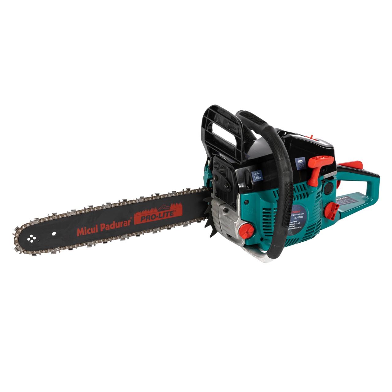 Drujbe si accesorii - Drujba Micul Padurar 5200, capacitate cilindrica 52cc, 2.7 CP, 1 lant 16" + 1 lama, pornire rapida