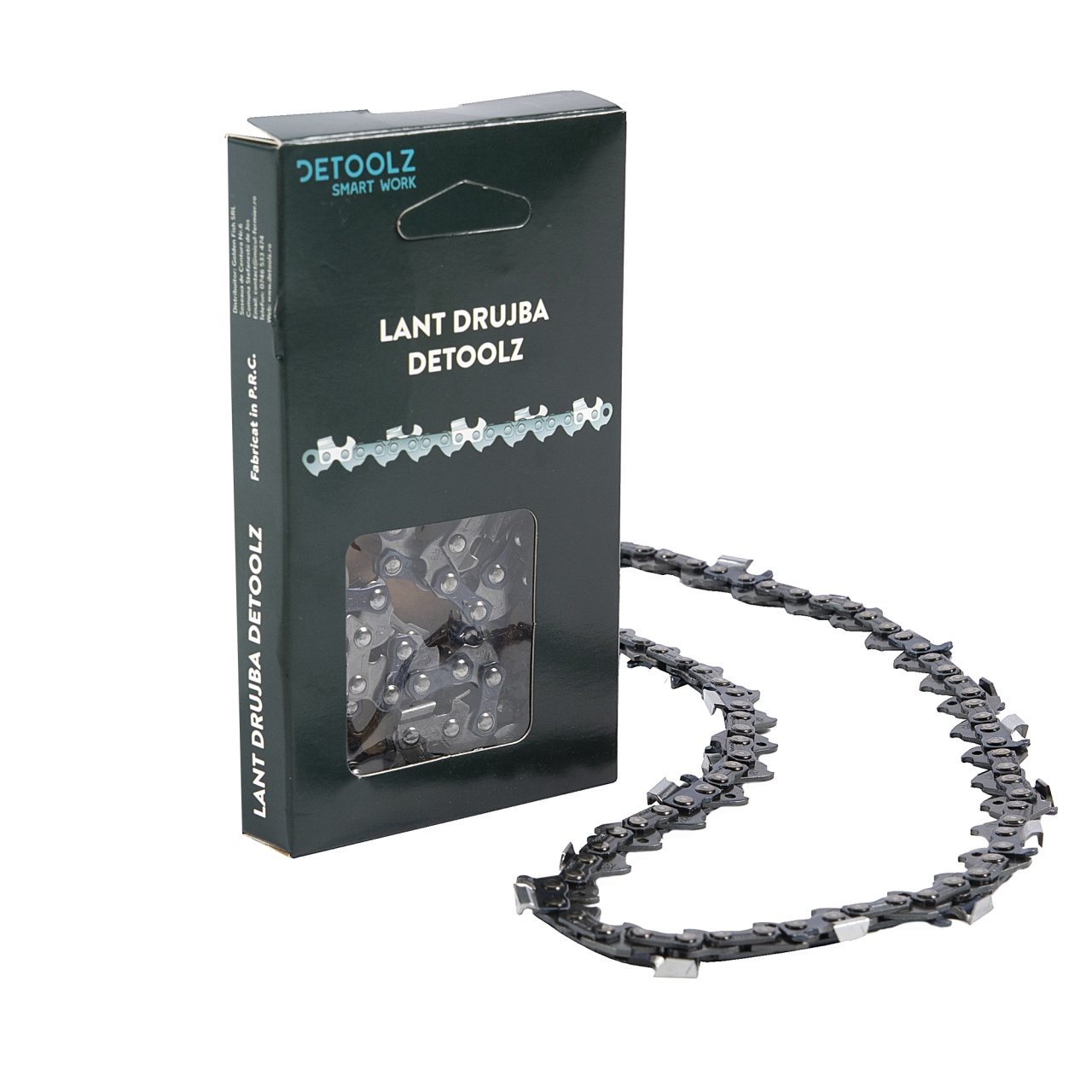 Drujbe si accesorii - Lant drujba Detoolz, lungime 16'', pas 3/8'', grosime 1.3mm, 55 pinteni, 27 dinti, full chisel