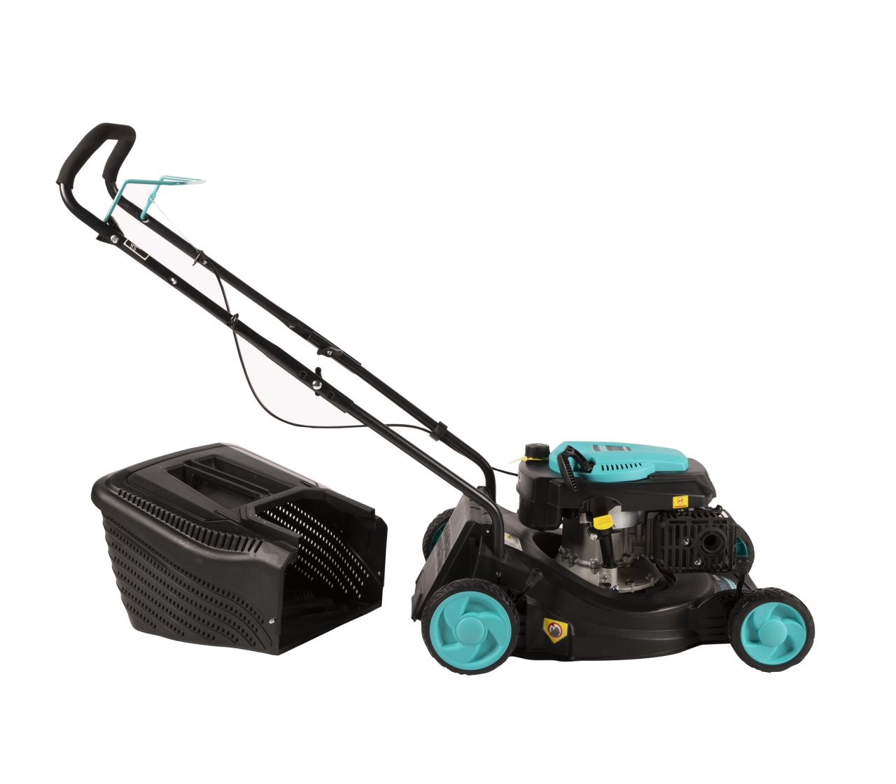 Masina de tuns gazon Detoolz, 3.5CP, 146CC, latime de taiere 40 cm, colector 40L - imagine 3