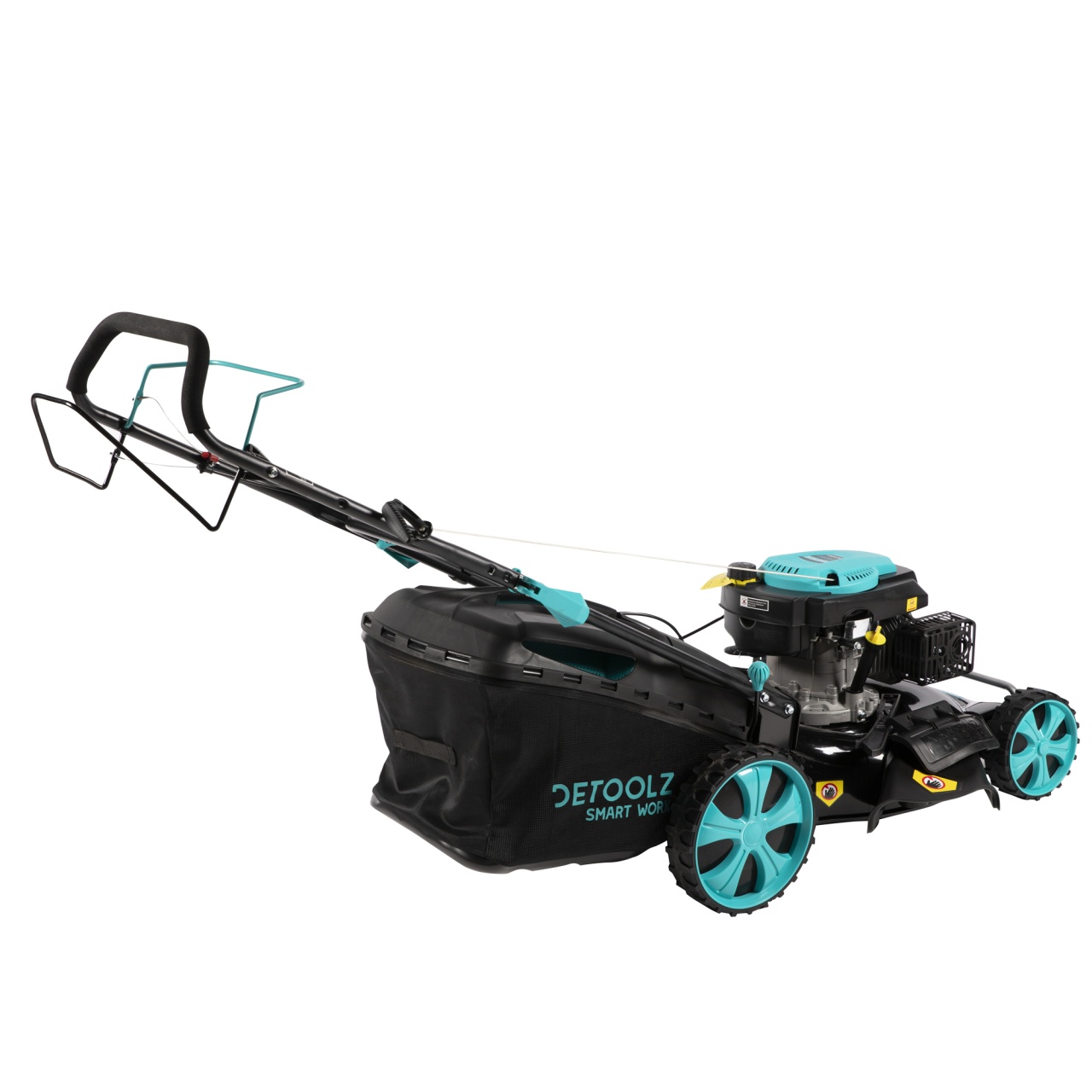 Masina de tuns gazon Detoolz, 5CP, 196CC, latime de taiere 53cm, colector 70L, propulsie automata - imagine 2